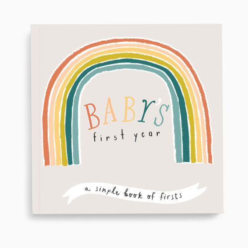 Lucy Darling Baby's First Year Memory Book - Little Rainbow