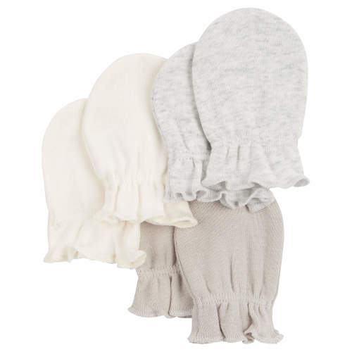 Baby 3-Pack Mittens - 0-3M - Style,Multi