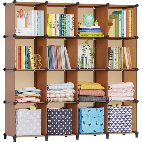 HOMIDEC Cube Storage Organizer, 16-Cube Closet Organizers and Storage