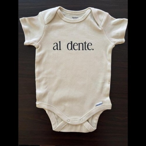 Al Dente Baby Onesie - Etsy