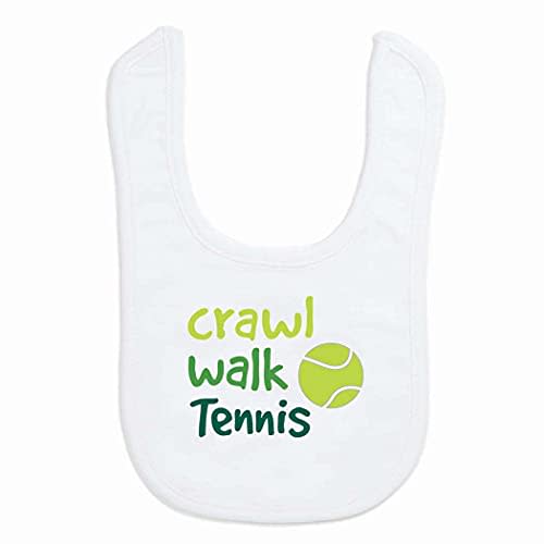 ChalkTalkSPORTS Tennis Baby & Infant Bibs | Soft Microfiber Tennis Baby Bibs