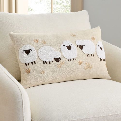 Tiny Sheep Pillow Cover | West Elm