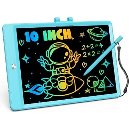 ORSEN LCD Writing Tablet 10 Inch, Colorful Doodle Board Drawing Pad for Kids, Toddler Toys for 3 4 5 6 7 8 Year Old Girls Boys Gifts (Blue)