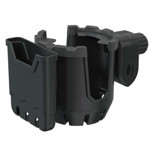 KQJQS 2-in-1 Stroller Cup Holder with Phone Holder, Universal Cup Phone Holder for Stroller, Bike, Wheelchair, Walker, Scooter
