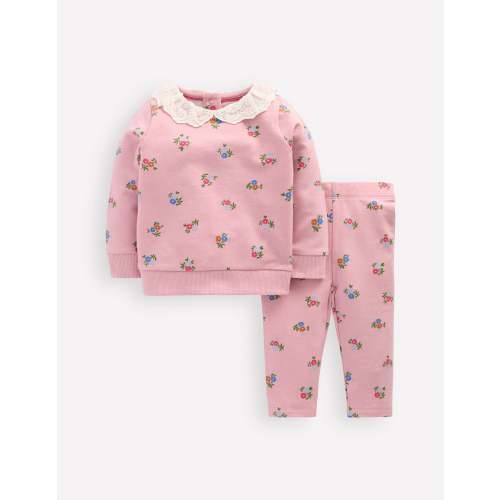 Sweatshirt Play Set-PInk Floral