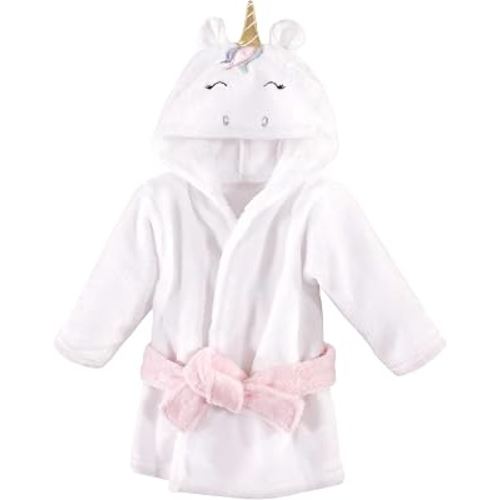 Hudson Baby Unisex Baby Plush Animal Face Bathrobe