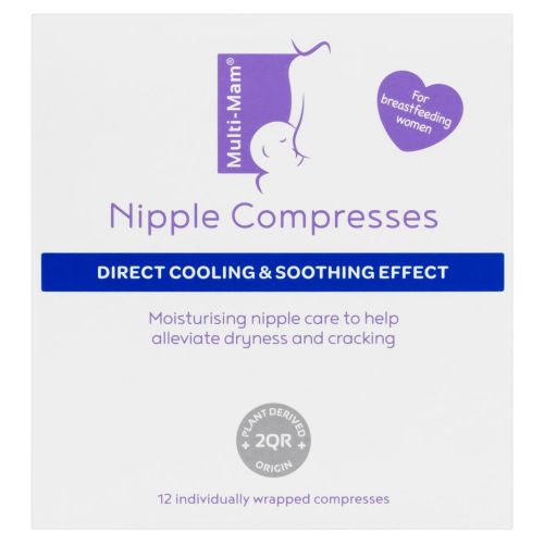 MULTI-MAM - Nipple Compresses | Direct Cooling | For Breastfeeding Women | 12 Compresses