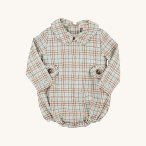 Long Sleeve Brentley Bubble - Henry Clay Houndstooth