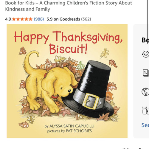 Happy Thanksgiving, Biscuit!: A Thanksgiving Lift-the-Flap Book for Kids – A Charming Children's Fiction Story About Kindness and Family