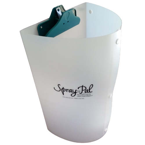Spray Pal Splatter Shield – No-Mess Cloth Diaper Sprayer Shield | ClothDiaper.com – ClothDiaper.Com