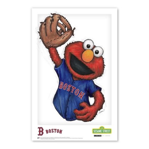 Boston Red Sox 11" x 17" Sesame Street Poster Print
