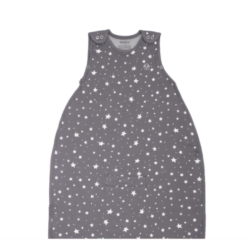 4 Season® Ultimate Baby Sleep Bag, Merino Wool & Organic Cotton, Star Gray