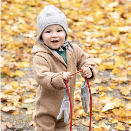 DISANA Boiled Wool Button-Up Overall