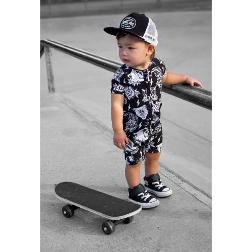 Bamboo Zippy Shortie in Born To Be Wild