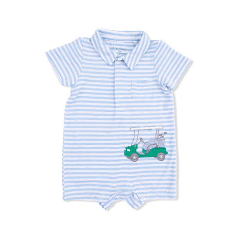 Polo Shortie, Striped Golf