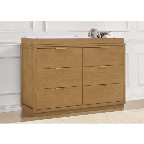 Forever 6 Drawer Dresser with Interlocking Drawers - Naturals Collecti | Delta Children
