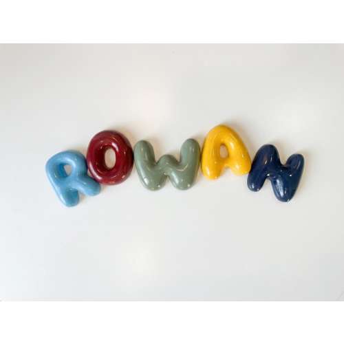 Custom Bubble Letters Name Sign Nursery Decor Baby Shower Gift