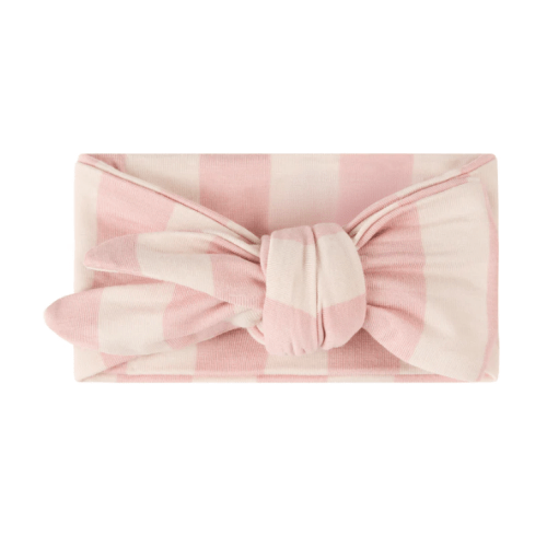 Baby Headband - Pink Musk Stripe
