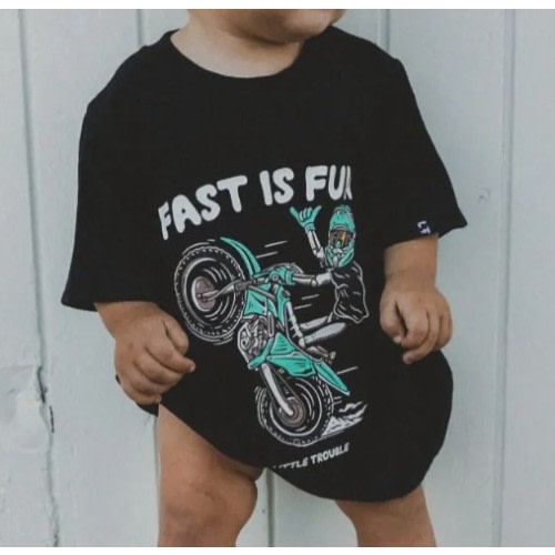 Fast Is Fun Baby Romper