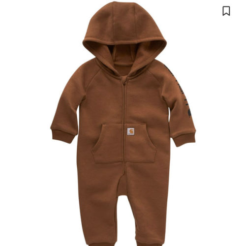 Carhartt Infant Boys' Fleece Zip Front Long Sleeve Coverall