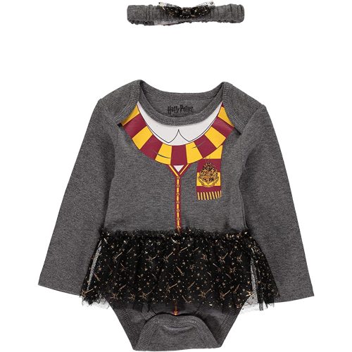 Harry Potter Baby Girl Clothes with One Piece and Leggings or Headband, Baby Outfit, Baby Gift Set