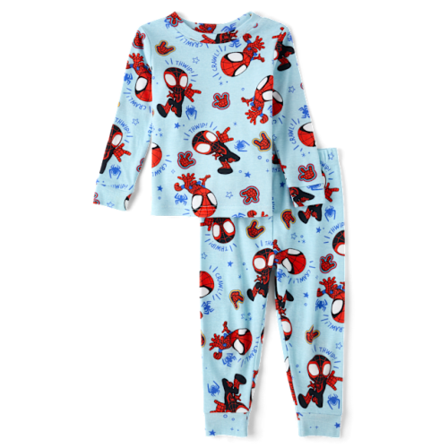 Baby And Toddler Boys Spidey™ Snug Fit Cotton Pajamas - Multi