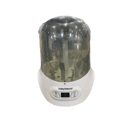 Baby Brezza One Step Baby Bottle Sanitizer and Dryer (Steam Sterilizer), White on White