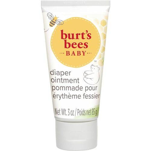 Burt's Bees Baby Diaper Rash Ointment Maximum Strength, 40% Zinc Oxide, 100% Natural Origin, Pediatrician Tested, 85g, Stocking Stuffer, Christmas Gift, Holiday Gifts