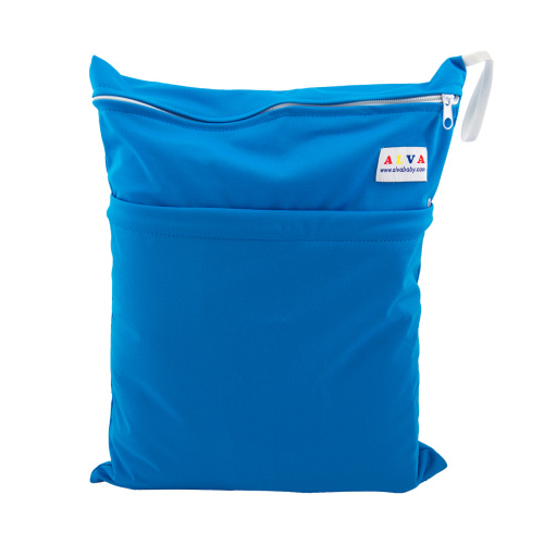 ALVABABY Diaper Wet/Dry Bag, Waterproof Bag (Blue, L09A)