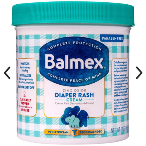 Balmex Diaper Rash Cream Zinc Oxide 11.3%