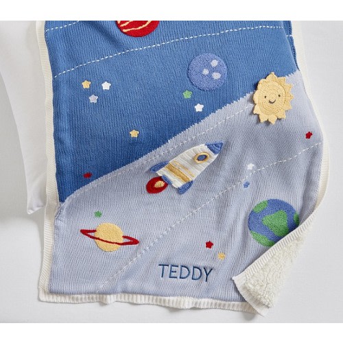 Space Heirloom Baby Blanket