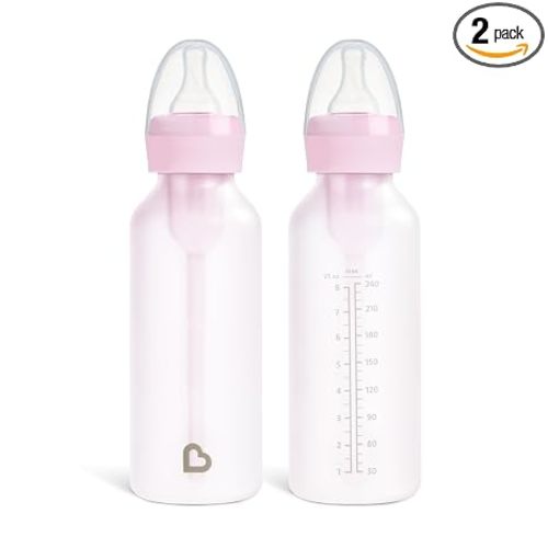 Munchkin Bond Silicone Coated Glass Baby Bottles