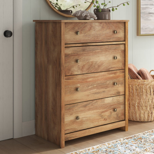 Sand & Stable™ Newquay 4 Drawer 31.73" W Chest & Reviews | Wayfair