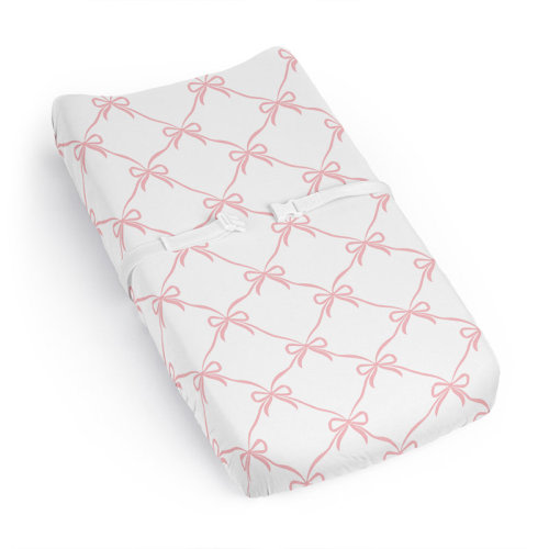 Sweet Jojo Designs Ballerina and Ballet Bows Changing Pad Cover Sheet | Wayfair