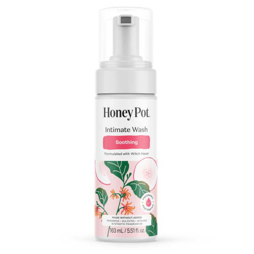 The Honey Pot Company Soothing Witch Hazel Wash 5.51 fl oz Gentle pH Balance Pregnancy Safe