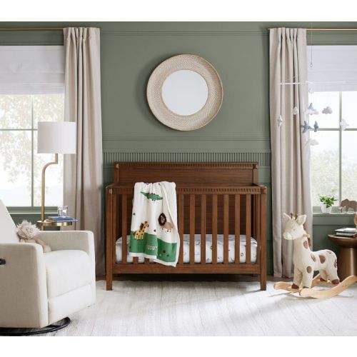 Evelyn Linen Kids Blackout Curtain | Pottery Barn Kids