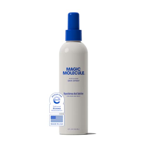 Magic Molecule Skin Spray, Hypochlorous Acid Formula, 8oz | Helps heal breakouts, eczema irritation, itch, redness & 50 other skin issues; for face, body & all skin types; scent-free