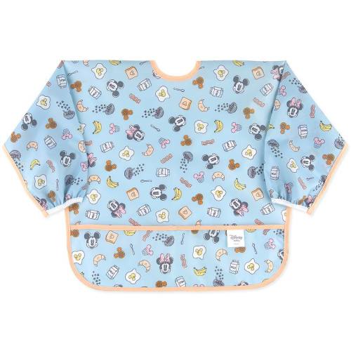 Disney's Mickey Mouse & Minnie Mouse Sunny Side Up Sleeved Bib by Bumkins