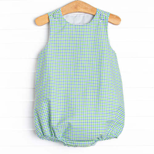 Perfectly Plaid Bubble, Green – Stitchy Fish