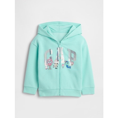 babyGap | Gabby's Dollhouse Logo Zip Hoodie