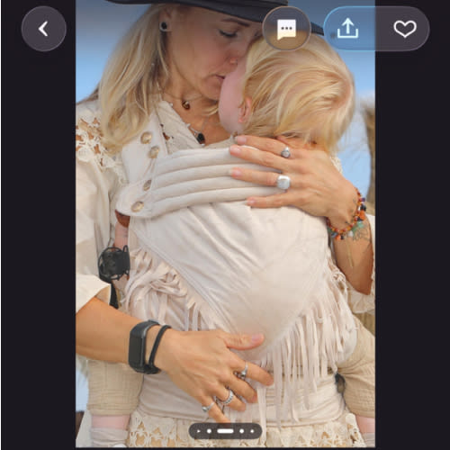 Baby Carrier Fringe Velvet (available in 20 colors)