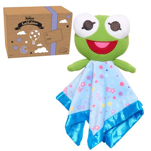 Disney Junior Music Lullabies Lovey Blankies, Kermit, Officially Licensed Kids Toys for Ages 0+ by Just Play