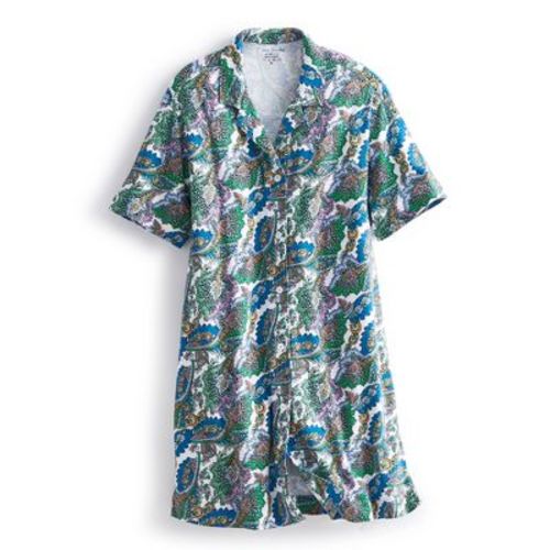 Vera Bradley Women's Cotton Button-Down Night Dress