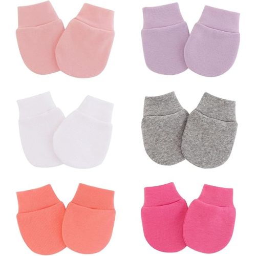 Baby Mittens No Scratch Mittens Infant Soft Gloves Mittens for 0-6 Months Boys Girls