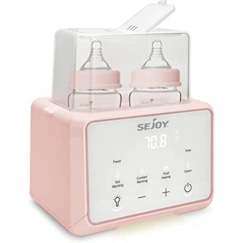 Bottle Warmer for Baby, 6 in 1,breastmilk,Formula Milk Warmer,Baby Food Heating,Baby Water Warmer,Breast Feeding Essentials and Baby Bottle-Feeding Supplies