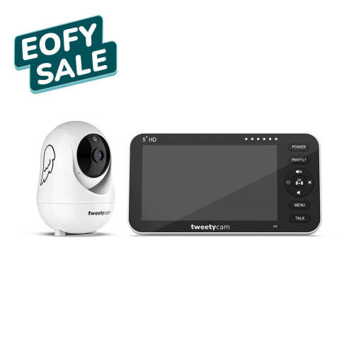 Tweetycam baby monitor with camera