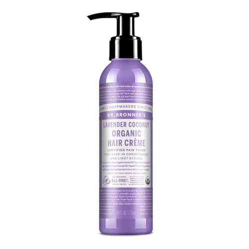 Dr. Bronner's - Organic Hair Creme (Lavender Coconut, 6 Ounce)