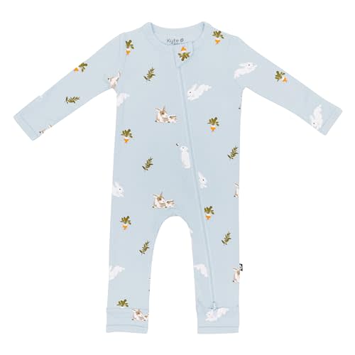 KYTE BABY Soft Bamboo from Rayon Long Sleeve Unisex Bodysuit, 0-24 Months