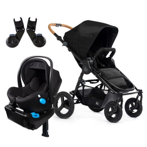 Bumbleride Era + Clek Liing Travel System Bundle - Black / Railroad Ziip