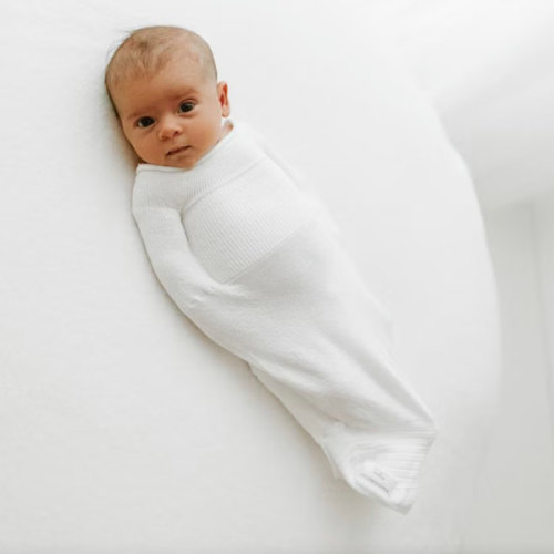 Air Light Swaddelini Sleep Sack White Small (6-12 pounds)